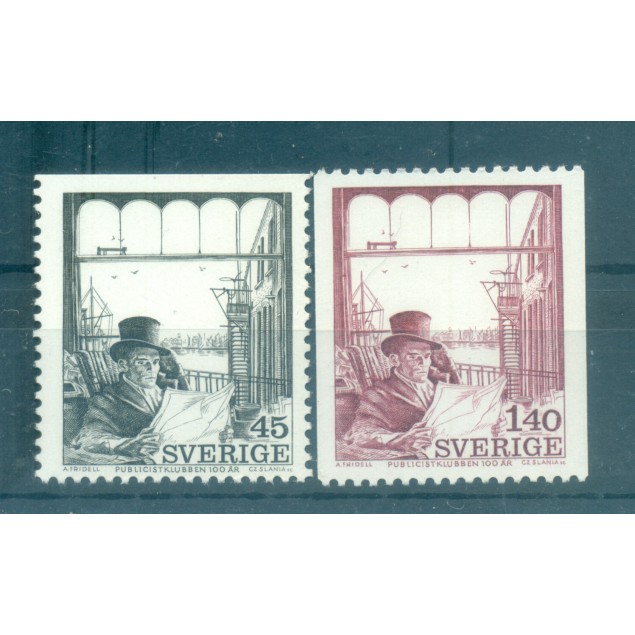 Sweden 1974 - Y & T n. 841/42 - Journalists' Club (Michel n. 862 Do/63 C)