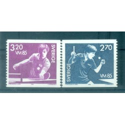 Svezia 1985 - Y & T n. 1308/09 - Tennistavolo (Michel n. 1326/27)