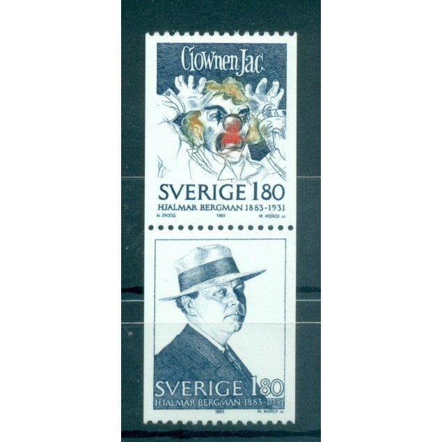 Svezia 1983 - Y & T n. 1231/32 - Hjalmar Bergman (Michel n. 1249/50)