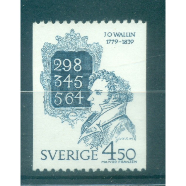 Sweden 1979 - Y & T n. 1055 - Johan Olof Wallin (Michel n. 1074)