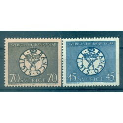 Suède 1968 - Y & T n. 586/87 - Banque de Suède (Michel n. 603/04 Dr)
