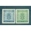 Sweden 1955 - Y & T n. 395/96 - Centenary of the Stamp (Michel n. 402/03 A)