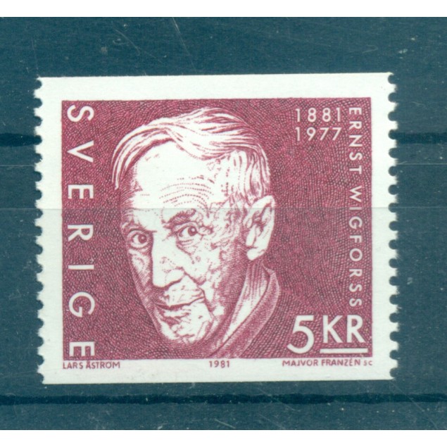 Sweden 1981 - Y & T n. 1116 - Ernst Wigforss (Michel n. 1134)