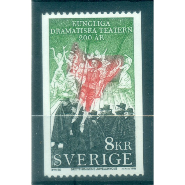 Suède 1988 - Y & T n. 1474 - Teatro d'arte drammatica (Michel n. 1494)