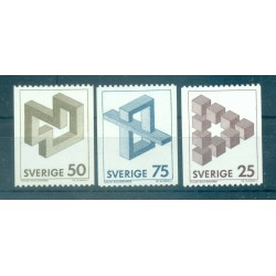 Suède 1982 - Y & T n. 1164/66 - Série courante (Michel n. 1182/84)