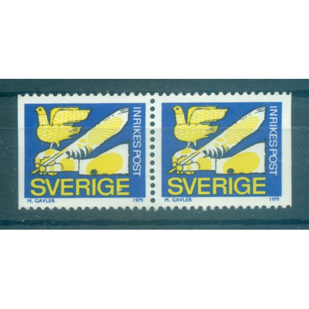 Suède 1979 - Y & T n. 1039a - Pigeon et correspondance (Michel n. 1057 Dl/Dr)