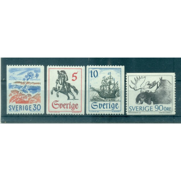 Sweden 1967-68 - Y & T n. 574/77 - Definitive (Michel n. 590 C/93 A)