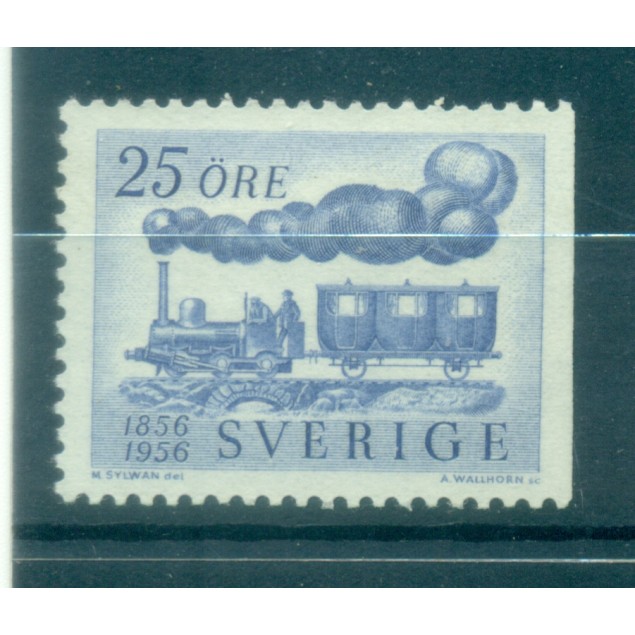 Suède 1956 - Y & T n. 412a - Chemins de fer suédois (Michel n. 419 Dr)