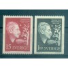 Suède 1959 - Y & T n. 440/41 - Verner von Heidenstam (Michel n. 449/50 C)