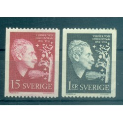 Svezia 1959 - Y & T n. 440/41 - Verner von Heidenstam (Michel n. 449/50 C)