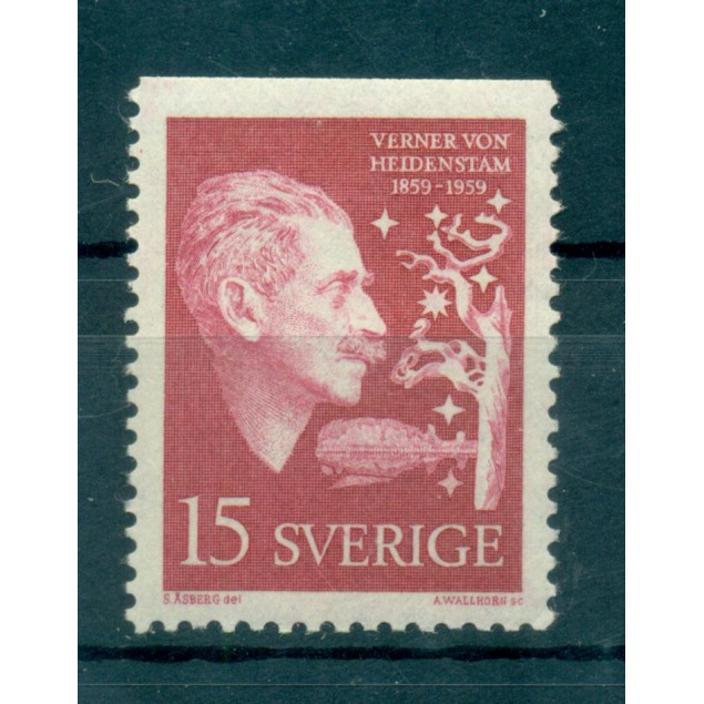 Sweden 1959 - Y & T n. 440a - Verner von Heidenstam (Michel n. 449 Do)