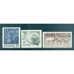 Sweden 1977 - Y & T n. 972/74 - Definitive (Michel n. 991/93)