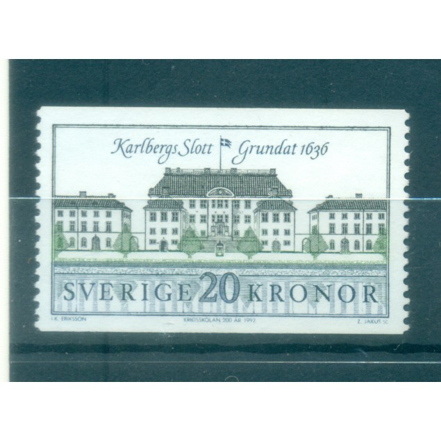 Svezia 1992 - Y & T n. 1707 - Castello di Karlberg (Michel n. 1725)
