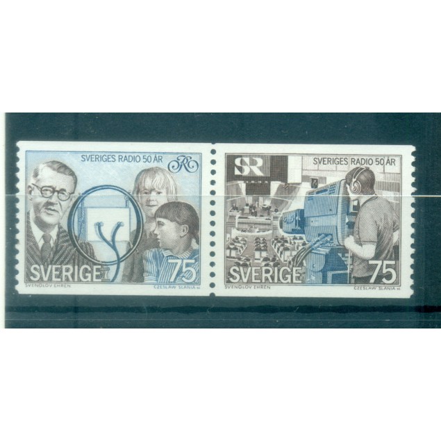 Sweden 1974 - Y & T n. 865a - Swedish radio (Michel n. 889/90)