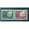 Suède 1968 - Y & T n. 609/10 - Prix Nobel 1908 (Michel n. 626/27 A)
