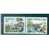 Suède 1975 - Y & T n. 900/01 - Jamboree international (Michel n. 921/22)