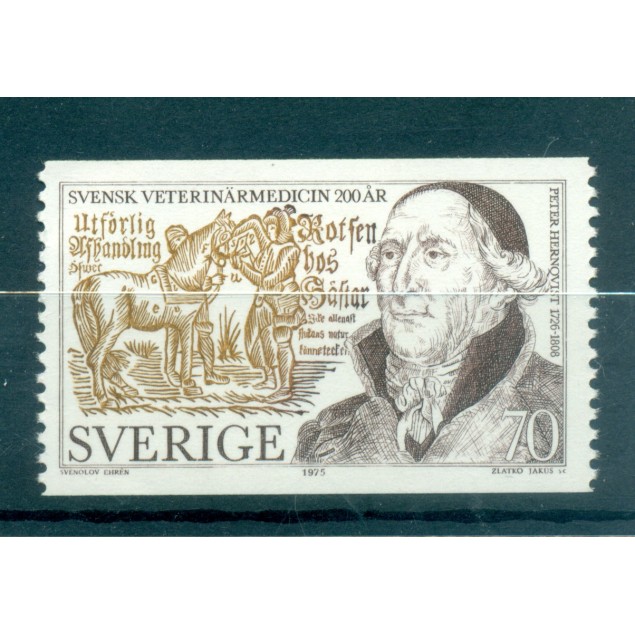 Suède 1975 - Y & T n. 885 - Peter Hernquist (Michel n. 904)