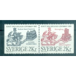 Sweden 1985 - Y & T n. 1322a - Lund cathedral (Michel n. 1334/35)