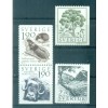Svezia 1984 - Y & T n. 1256a-1258/59 - Flora e fauna (Michel n. 1272/75)
