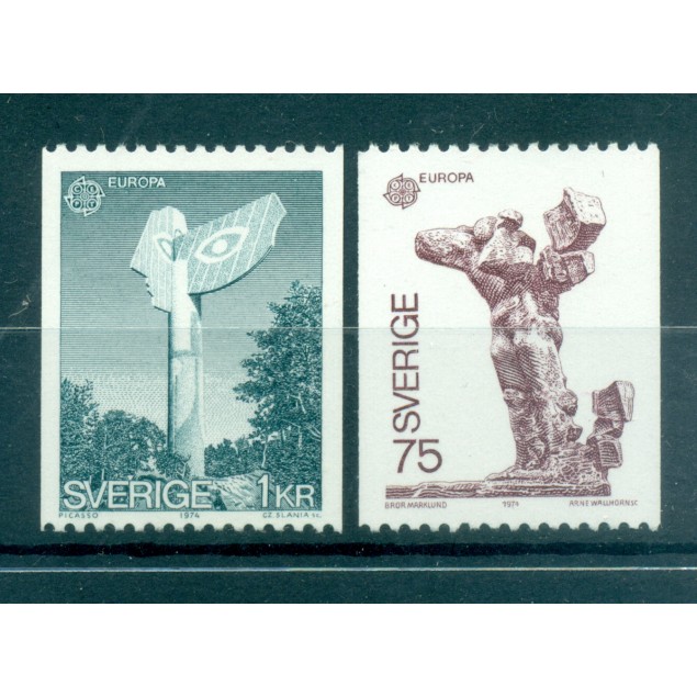 Svezia 1974 - Y & T n. 831/32 - Europa (Michel n. 852/53)