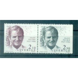 Svezia 1986 - Y & T n. 1366a - Olof Palme (Michel n. 1384/85)