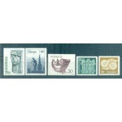 Svezia 1976 - Y & T n. 934/38 - Serie ordinaria (Michel n. 954/58x)