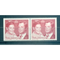 Sweden 1976 - Y & T n. 925b - Royal wedding (Michel n. 952 Dl/Dr)