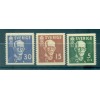 Sweden 1938 - Y & T n. 254/56 - Gustaf V (Michel n. 250/52 A)