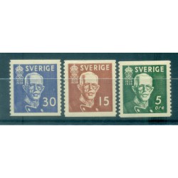 Sweden 1938 - Y & T n. 254/56 - Gustavo V di Svezia (Michel n. 250/52 A)