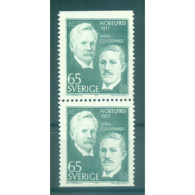 Suède 1971 - Y & T n. 714b - Prix Nobel 1908 (Michel n. 735 Do/Du)