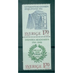 Suède 1986 - Y & T n. 1364a - Anniversaires (Michel n. 1382/83)