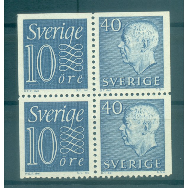 Svezia 1961-68  - Michel n. H-Blatt 29 - Serie ordinaria