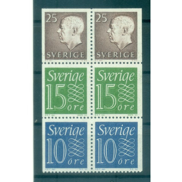 Sweden 1961-68 - Michel n. H-Blatt 34 - Definitive