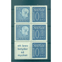 Sweden 1961-68 - Michel n. H-Blatt 23 - Definitive