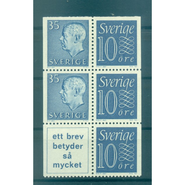 Sweden 1961-68 - Michel n. H-Blatt 23 - Definitive
