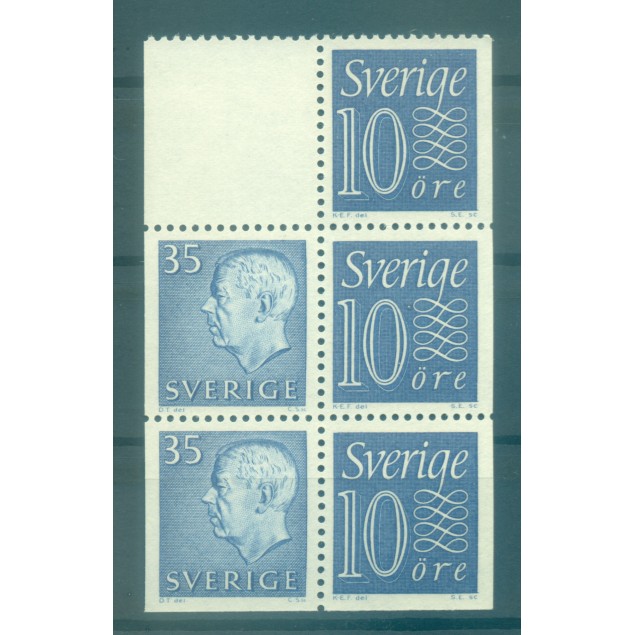 Svezia 1961-68  - Michel n. H-Blatt 17 - Serie ordinaria