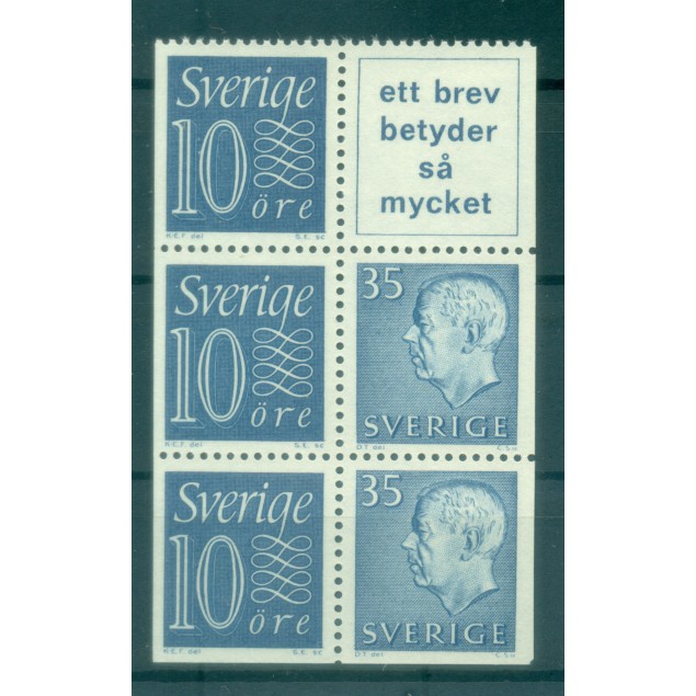 Svezia 1961-68  - Michel n. H-Blatt 22 - Serie ordinaria