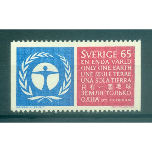 Suède 1972 - Y & T n. 737a - Protection de l'environnement (Michel n. 758 C)