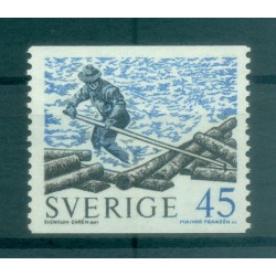Suède 1970 - Y & T n. 651 - Le flottage du bois (Michel n. 666 A)