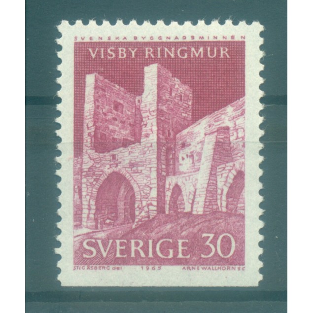 Sweden 1965 - Y & T n. 520a - Visby ruins (Michel n. 531 Du)