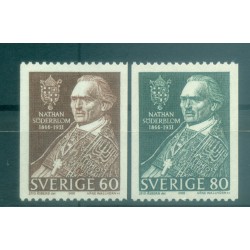Suède 1966 - Y & T n. 531/32 - Nathan Söderblom (Michel n. 544/45 C)