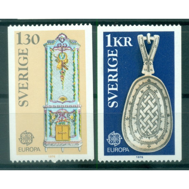 Svezia 1976 - Y & T n. 923/24 - Europa (Michel n. 943/44)