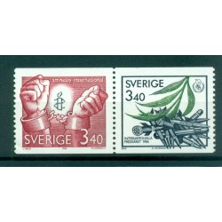 Sweden 1986 - Y & T n. 1390a - For Peace and Freedom (Michel n. 1407/08)