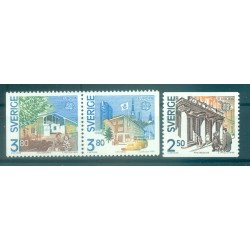 Svezia 1990 - Y & T n. 1571/1572a - Europa (Michel n. 1589/91)