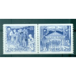 Sweden 1991 - Y & T n. 1651/52 - Amusement parks (Michel n. 1672/73)