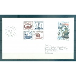 Suède 1990 - Y & T n. 1540-1324/27 - Lettre Vittangi/Masugnsbyn