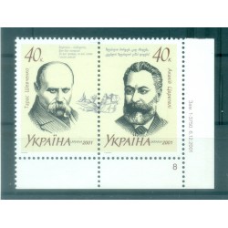 Ucraina 2001 - Y & T n. 435J/K - Personalità (Michel n. 474/75)