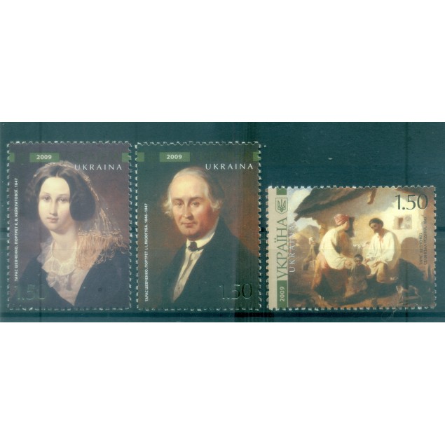 Ucraina 2009 - Y & T n. 935/37 - Arte (Michel n. 1024/26)