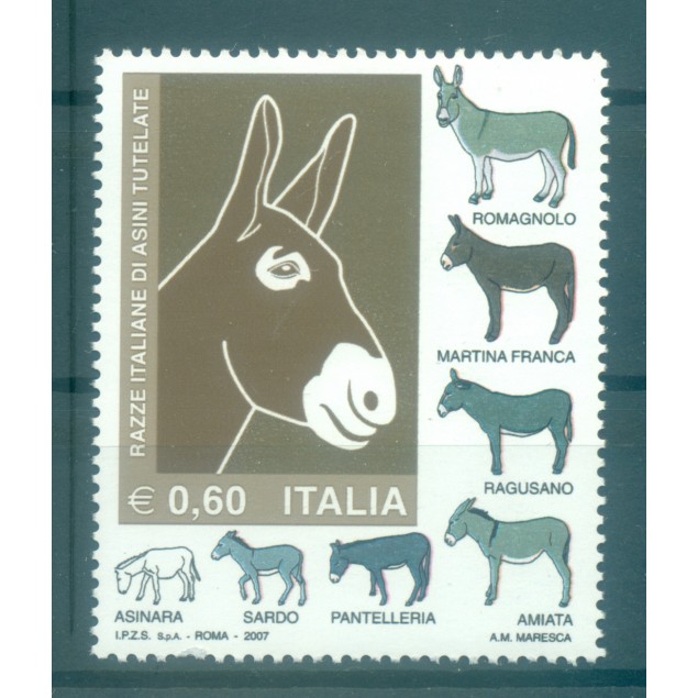 Italia 2007 - Y & T n. 2957 - Fauna (Michel n. 3200)