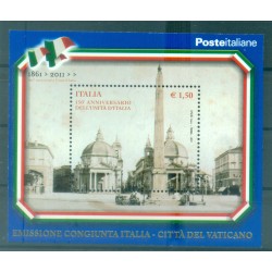 Italia 2011 - Y & T foglietto n. 58 - Unità d' Italia (Michel foglietto n. 54)